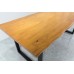 Solid Wooden Dining Table With Metal Box Frame- Industrial Design - 1.5m / 1.8m / 2m Seats 4-8 persons